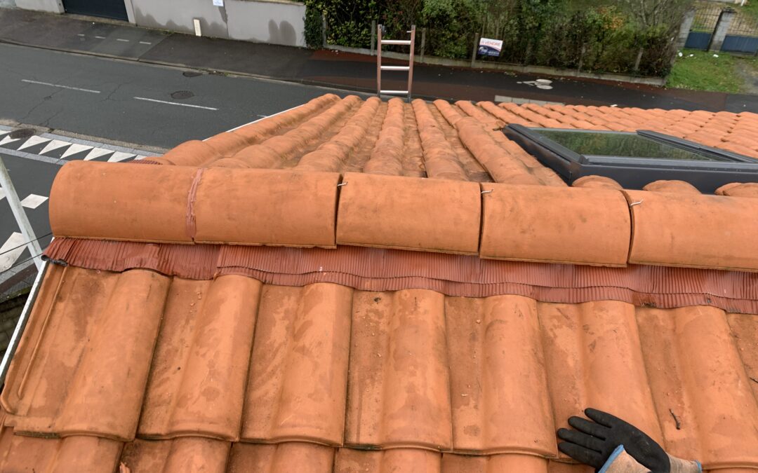 Installation d'un faîtage à sec au Hailan à Bordeaux en Gironde par Omavar Couverture